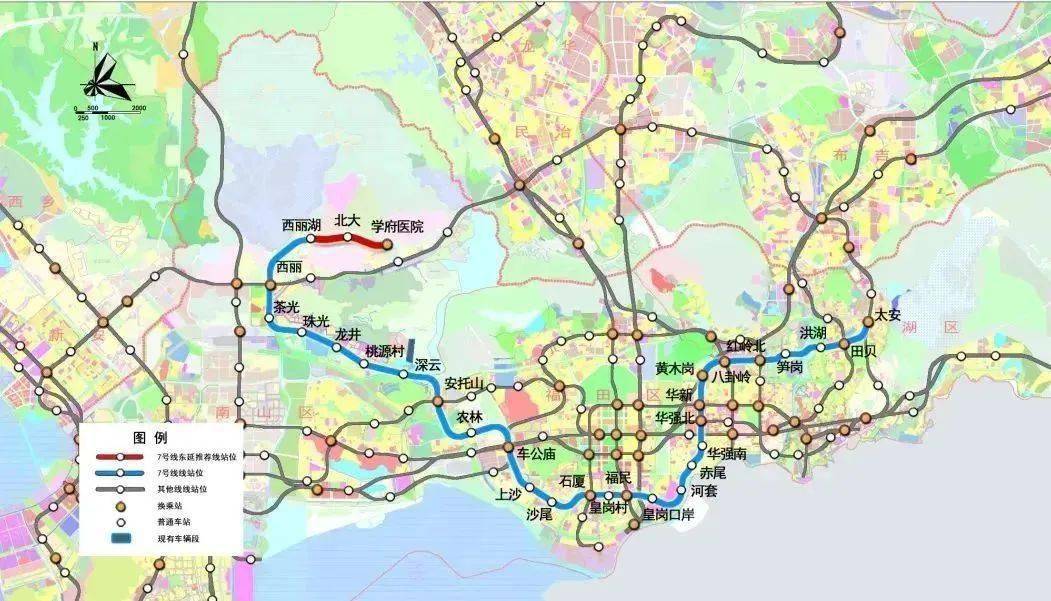 深圳地铁29号线规划图图片