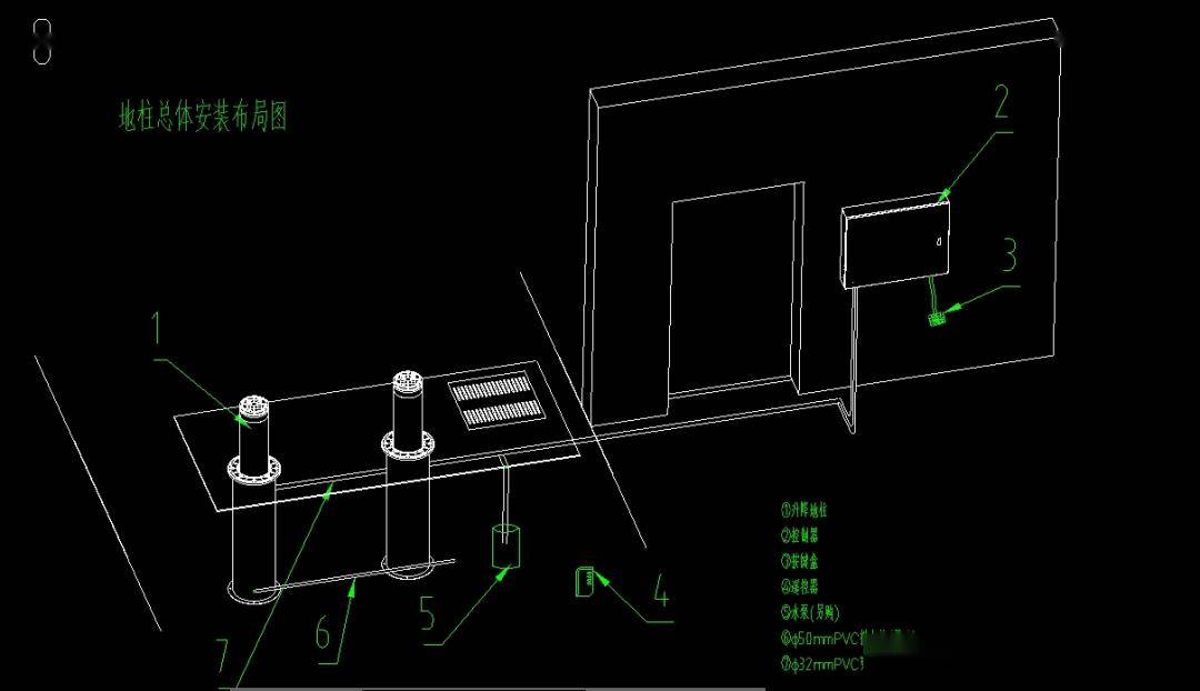 智能液压升降柱设计说明,系统图及大样图