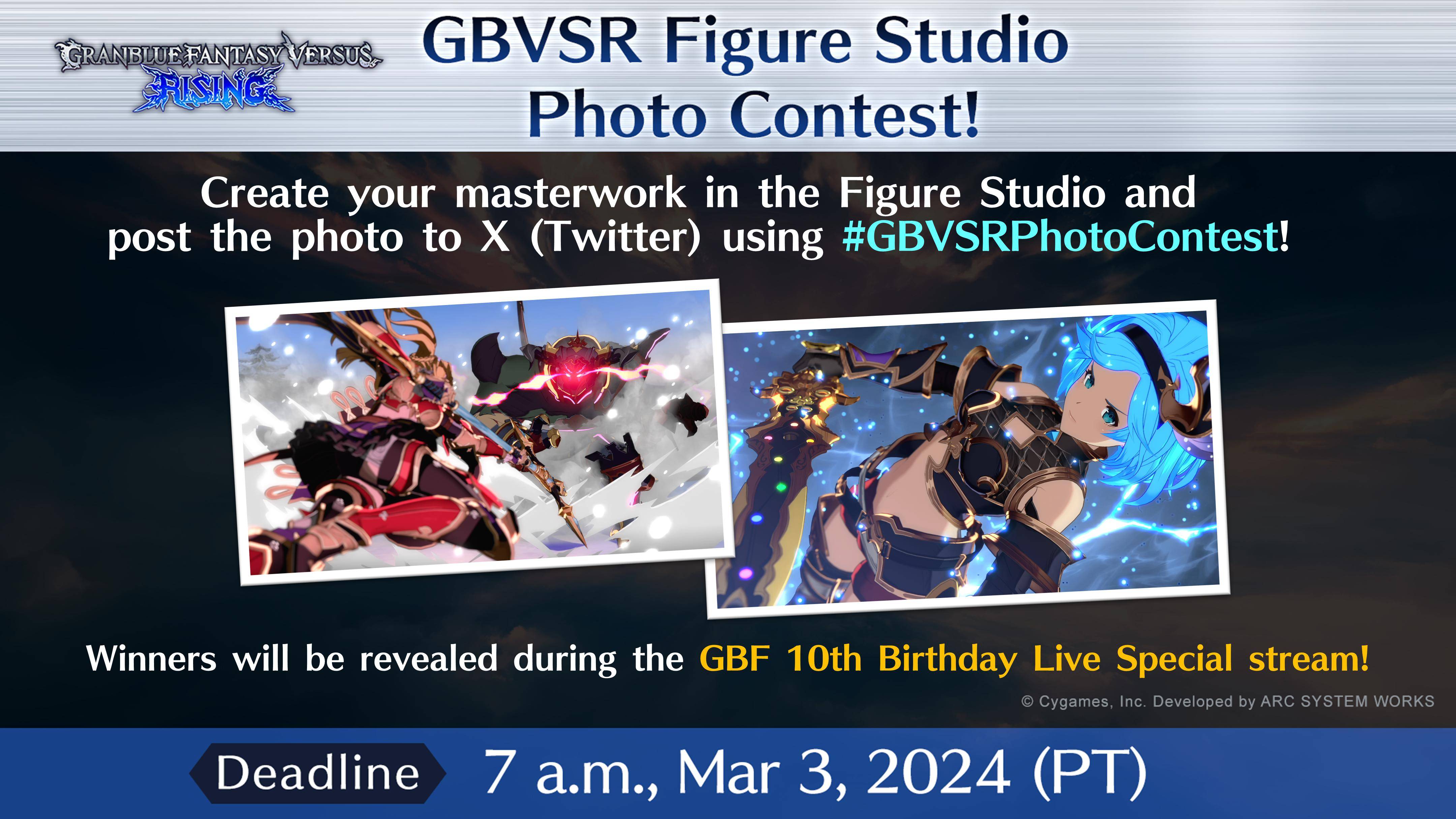 "gbvsr 数字手办摄影大赛"已开放.