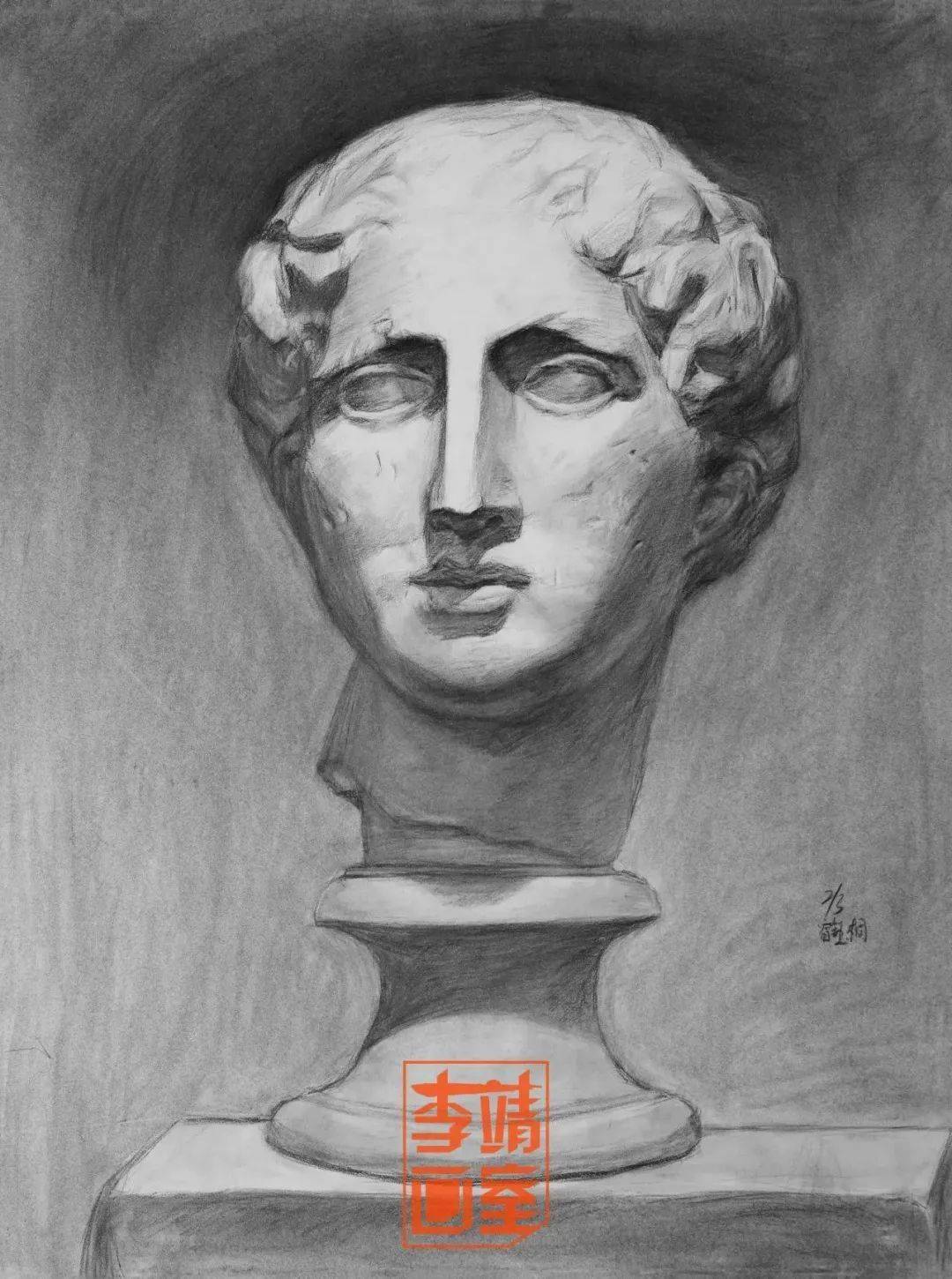 【少年逐梦·初露锋芒】—— 李靖画室2024寒假班优秀素描写生作品展&