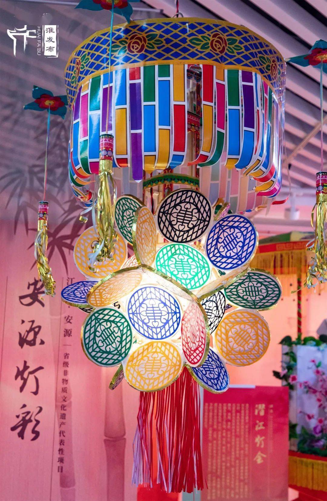 全国灯会灯彩项目展|匠心传承——文化记忆主题展厅_花灯_潜江