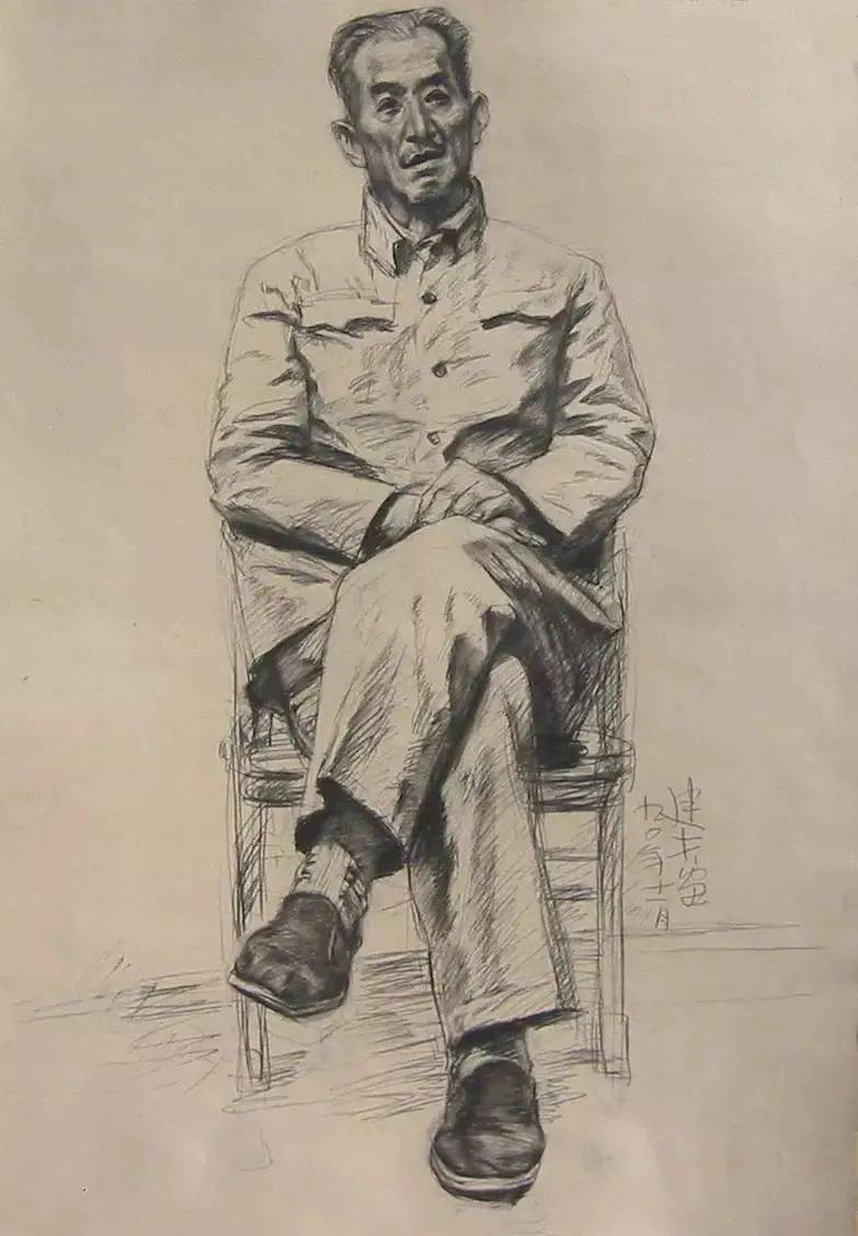 中央美术学院教授,周建夫素描欣赏