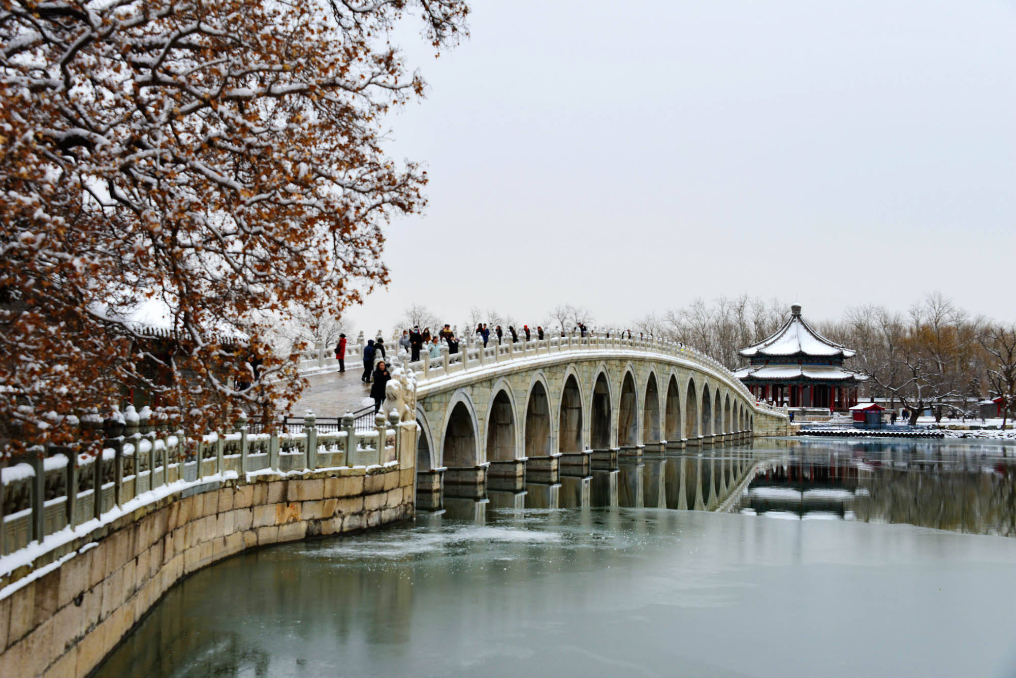 颐和园拍雪景最佳位置图片