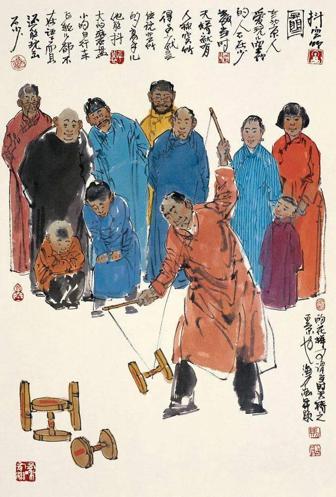 国画里的春节_马海_北京_大年