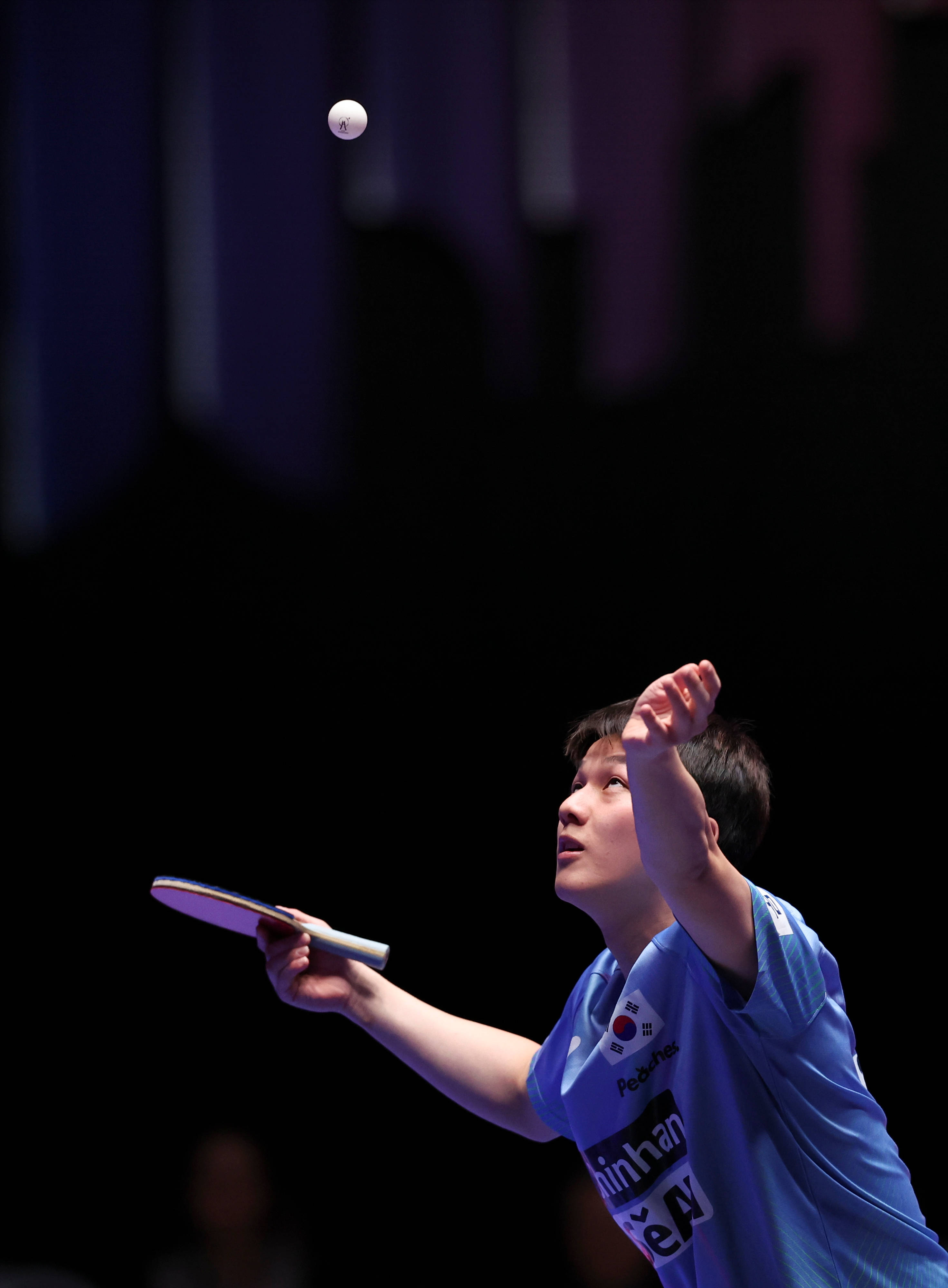 乒乓球——韩国男团晋级四强