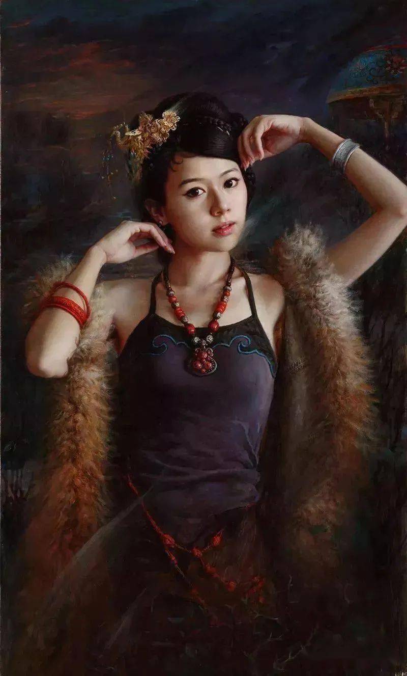 赏析安静《聊斋》油画_作品_艺术_中国