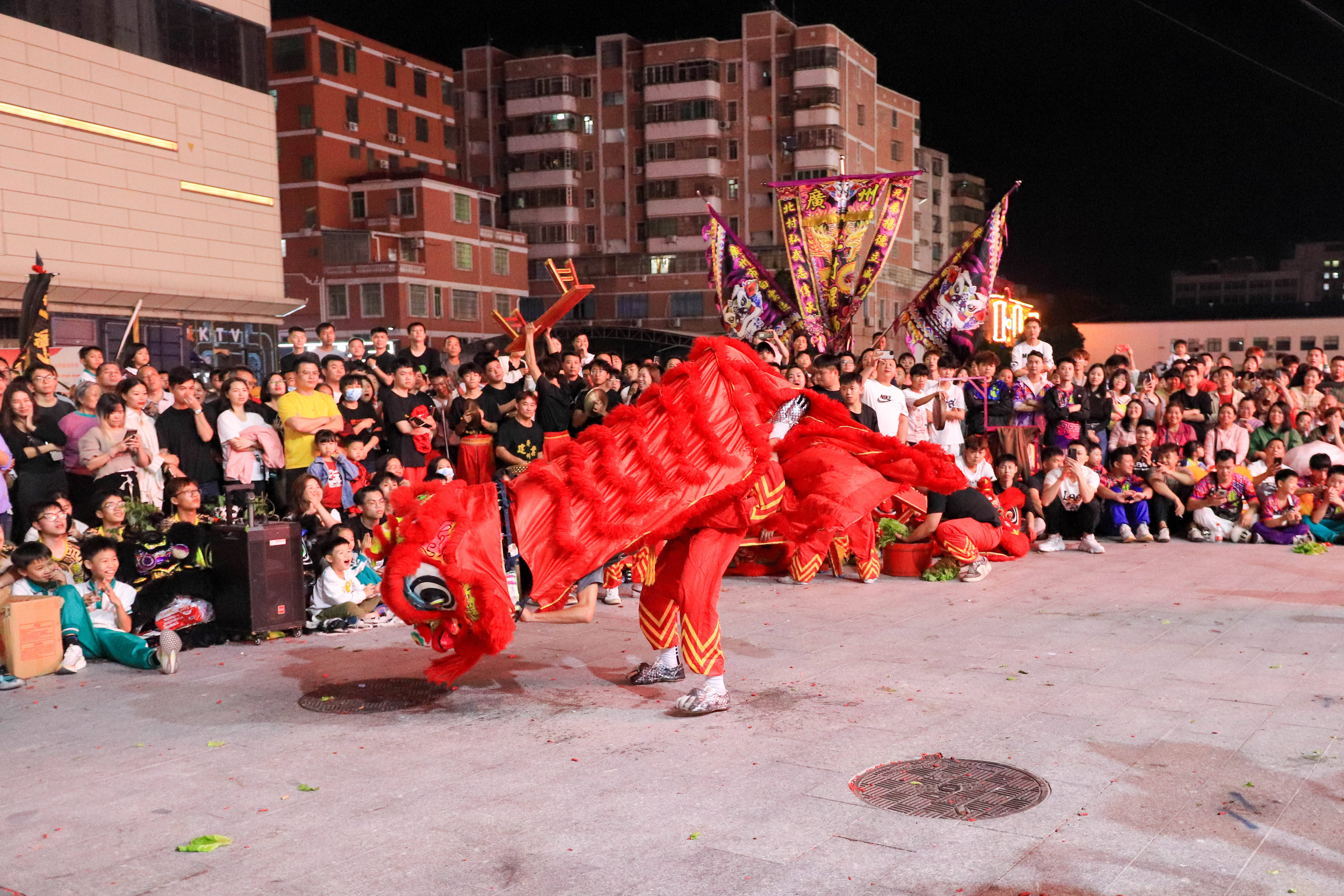 【视频 图集】锣鼓齐鸣,共贺元宵!广州白云多村醒狮齐聚展雄风