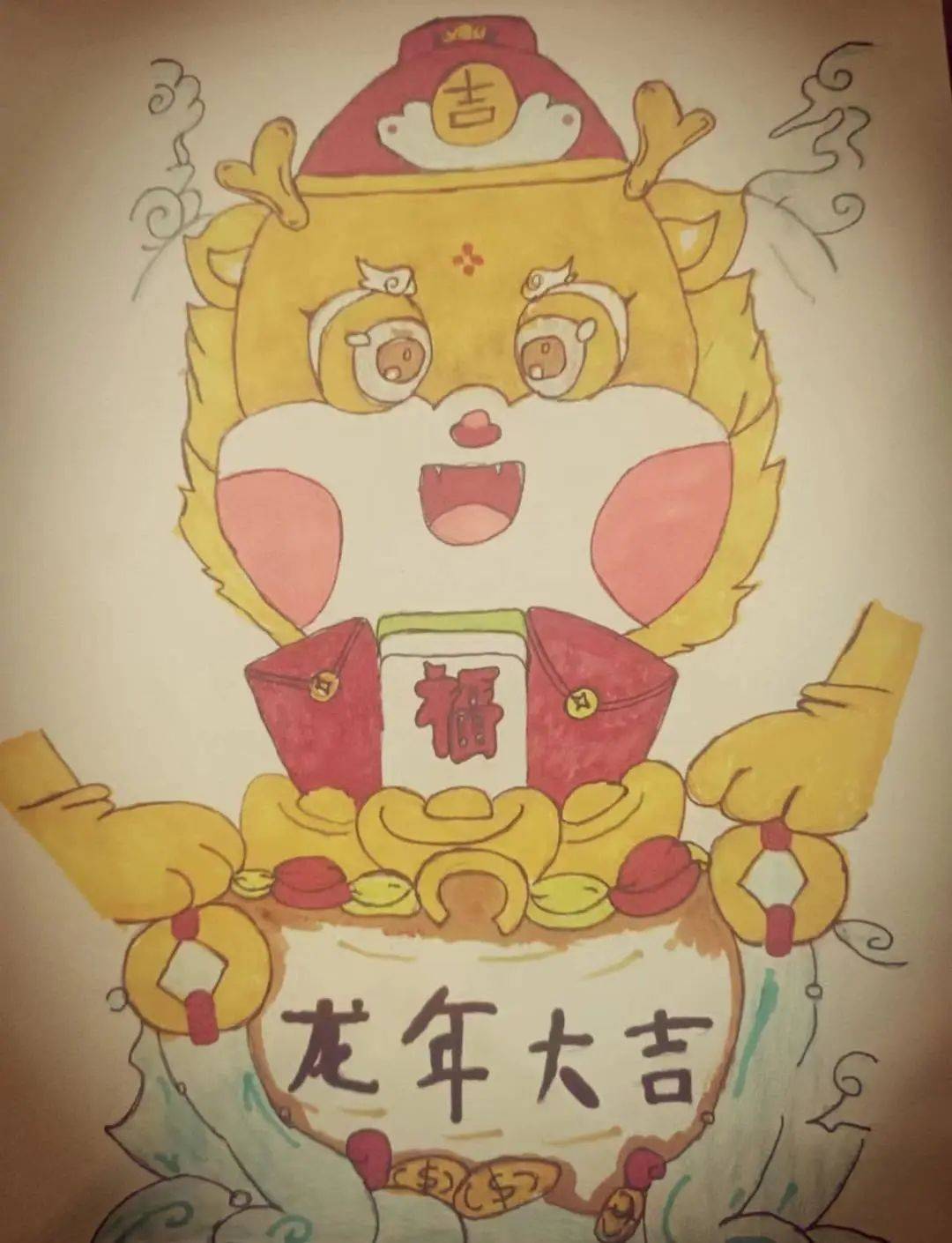 "龙年画龙"绘画比赛丨作品赏析_姓名_年龄_画展