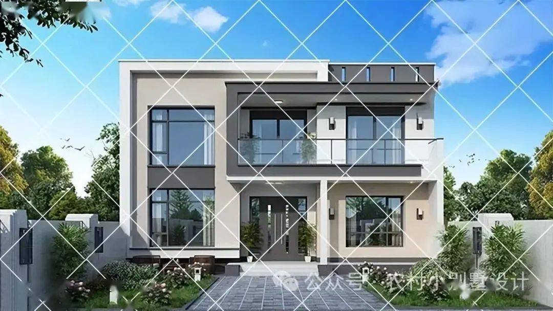 深受当代年轻人追崇30款现代风二层别墅,外观个性十足内部合理实用
