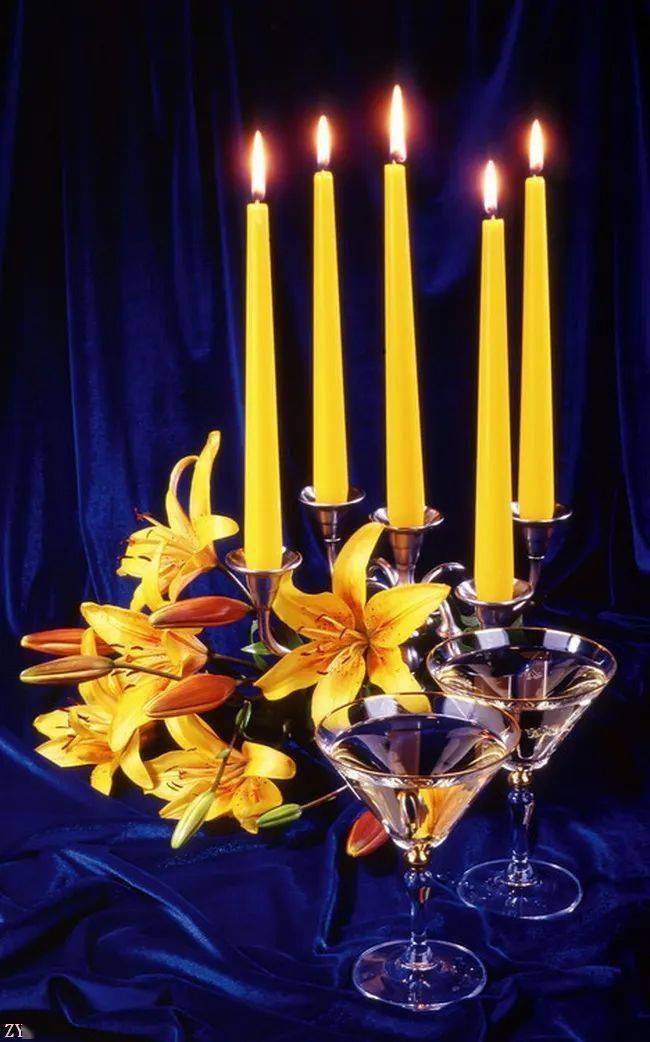 鲜花美酒,唯美浪漫