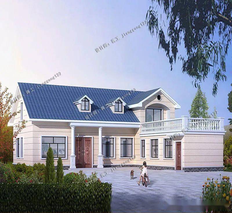 4款适合建在农村的一层别墅设计,l型布局,并带有小院_生活_乡村_结构