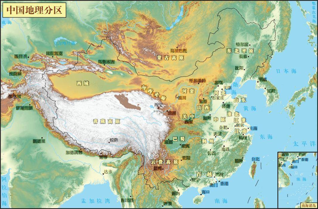 以地理视角揭秘历史规律的趣味中国史 世界史 三国史 春秋史_地图学