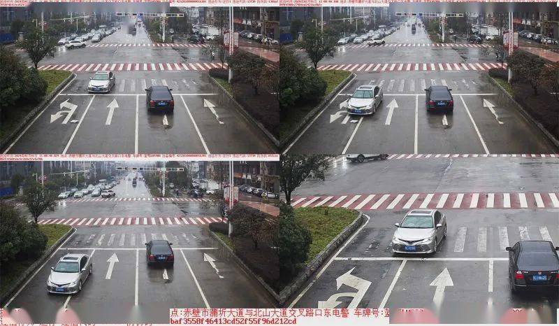 违法地点:g351与新世纪大道交叉路口由西向东车牌号:鄂led812