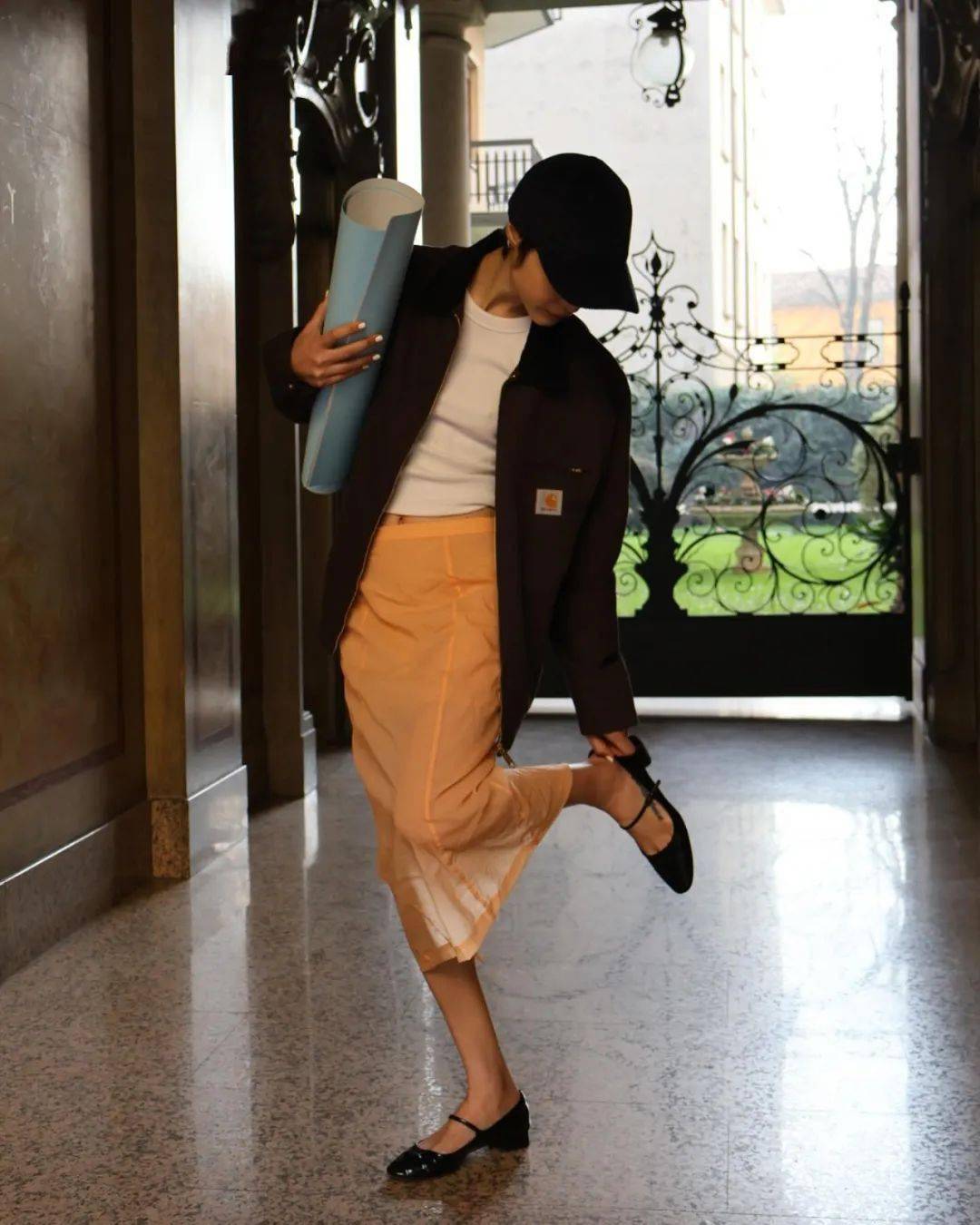 为开春准备这双就够了!_玛丽_布鞋_白袜子