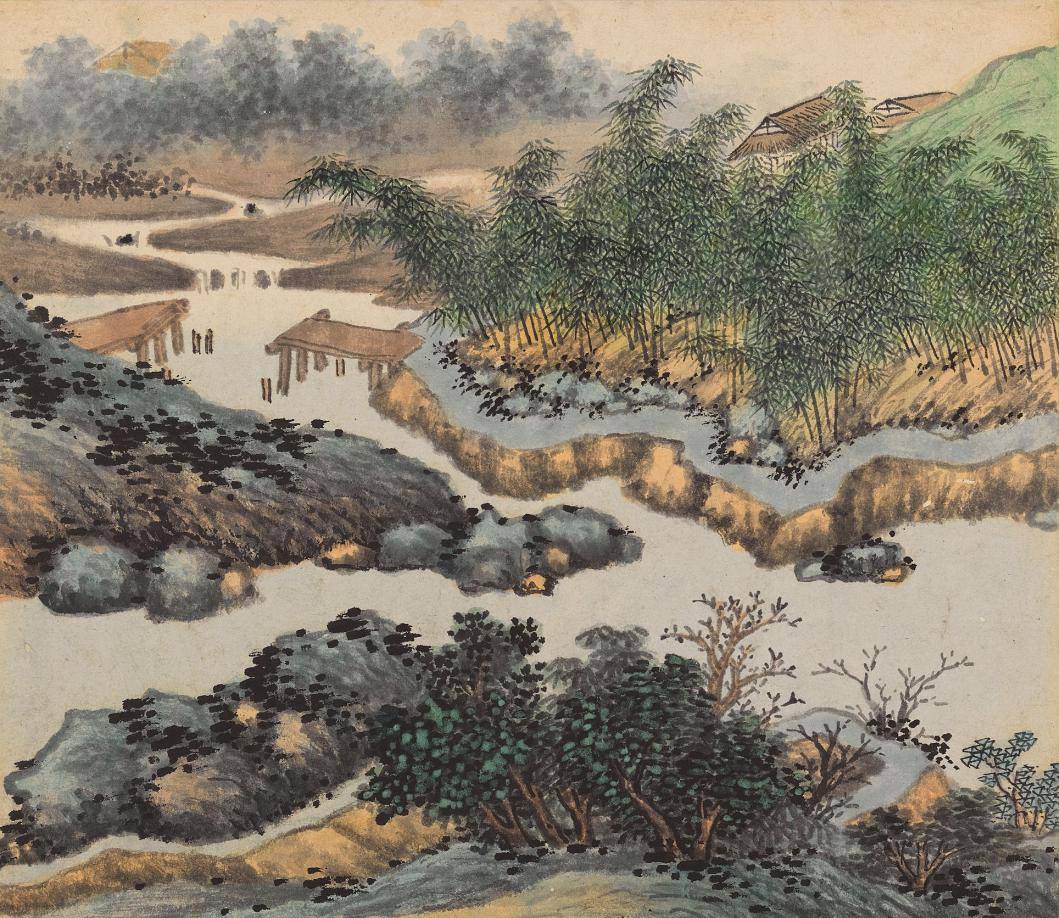 沈周《东庄图》|平平淡淡才是真_吴宽_绘画_园林