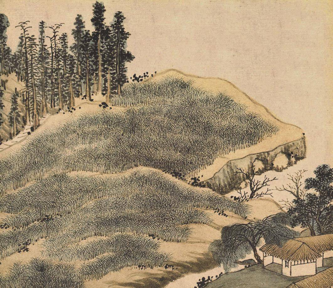 沈周《东庄图》|平平淡淡才是真_吴宽_绘画_园林