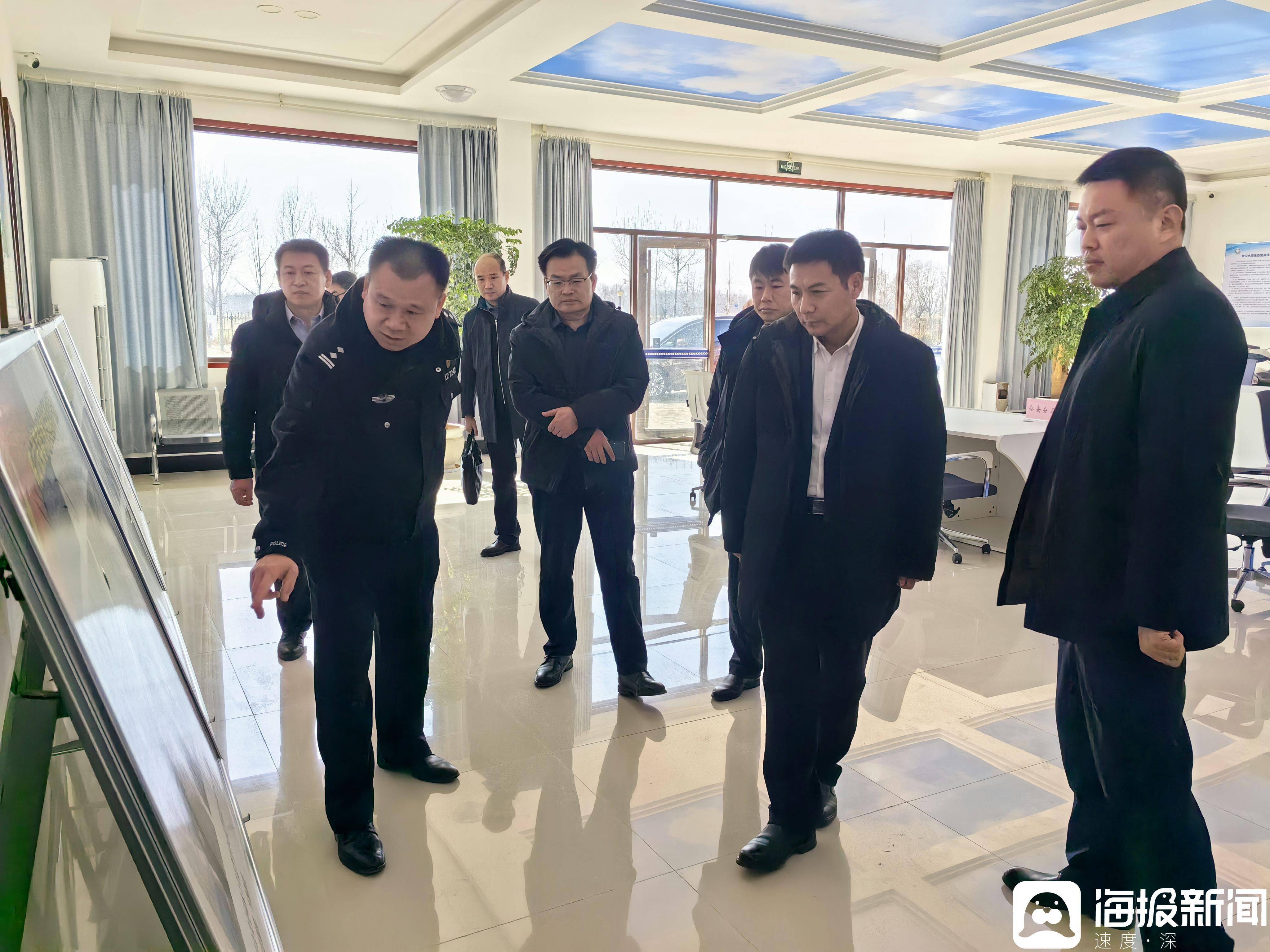 潍坊市海洋发展和渔业局赴峡山区开展海洋产业发展和渔政执法工作调研