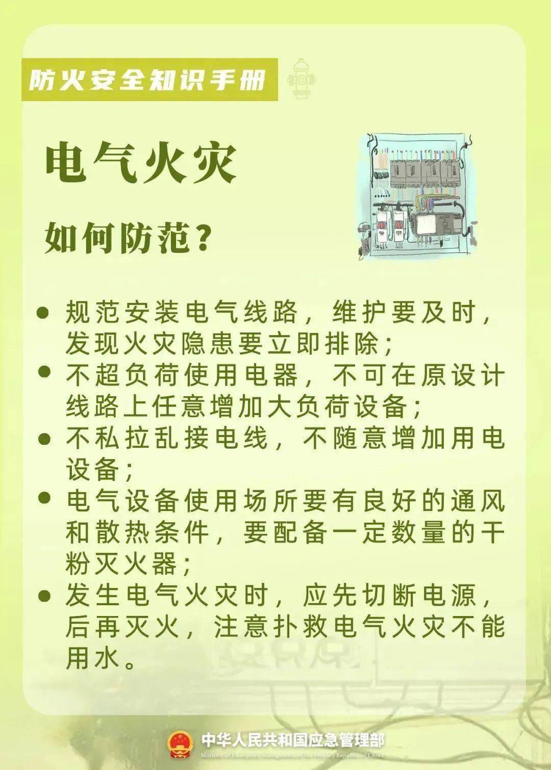 健康科普消防安全知识要牢记