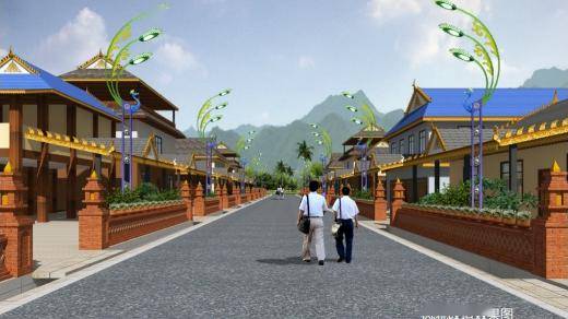 景洪市曼飞龙水库库区连片"美丽家园61移民新村"建设项目开工_居民