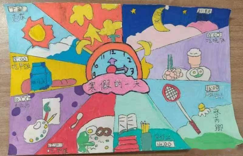 快乐起航——咸安区银桂校区小学部寒假特色作业展示简报_生活_主题