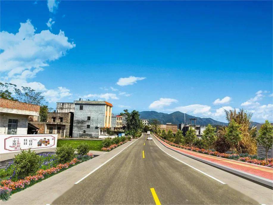 怀集汶朗镇汶德路拓宽改造工程动工建设_群众_出口_发展