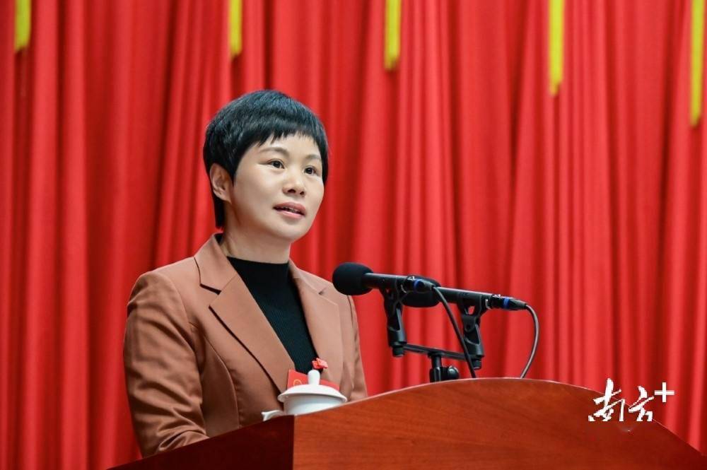 连州市委副书记,市长戴少枚向大会作工作报告.