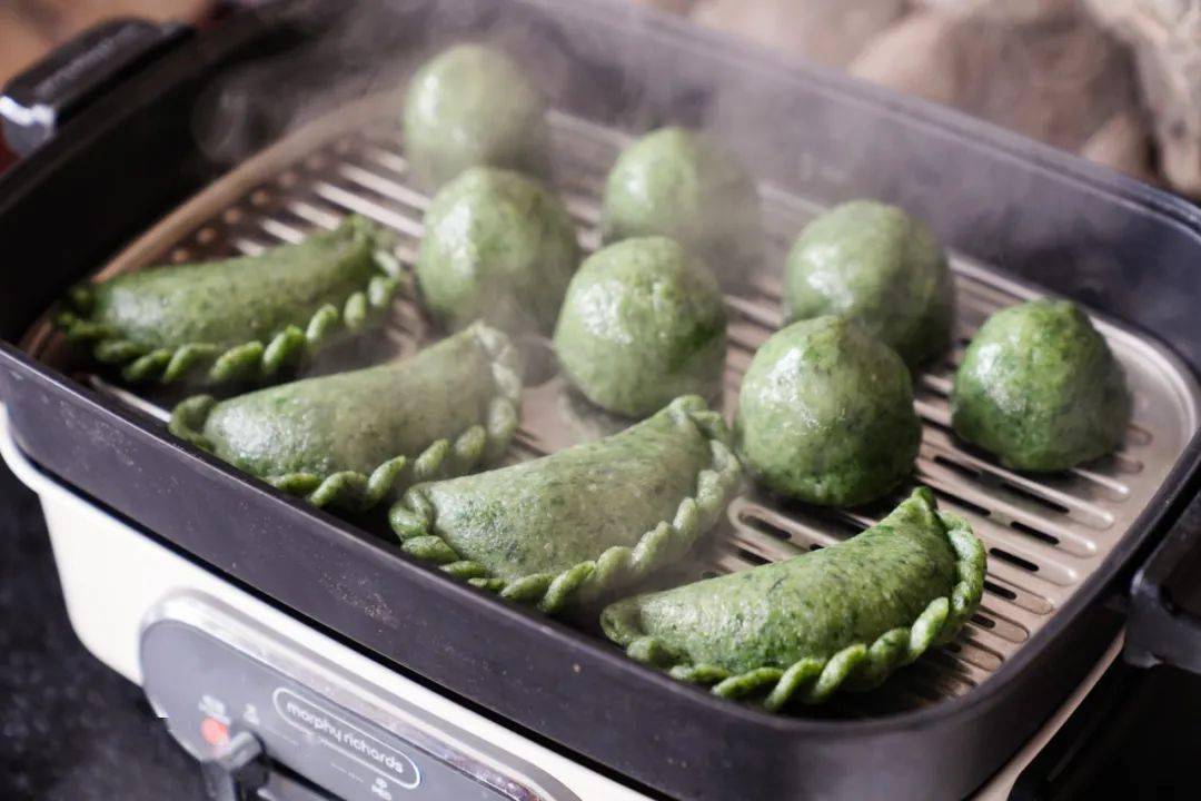 今年第一波土味艾草青团我们包了艘船去富春江心采野生艾草手工制作