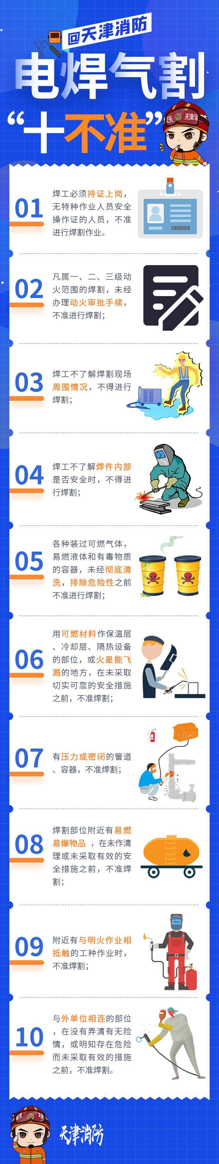 电焊气割"十不准"_攻坚_南开_作业