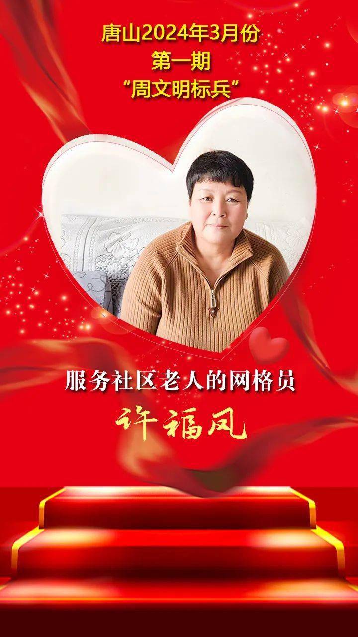 "双争"光荣榜丨唐山2024年3月份第一期"周文明标兵"