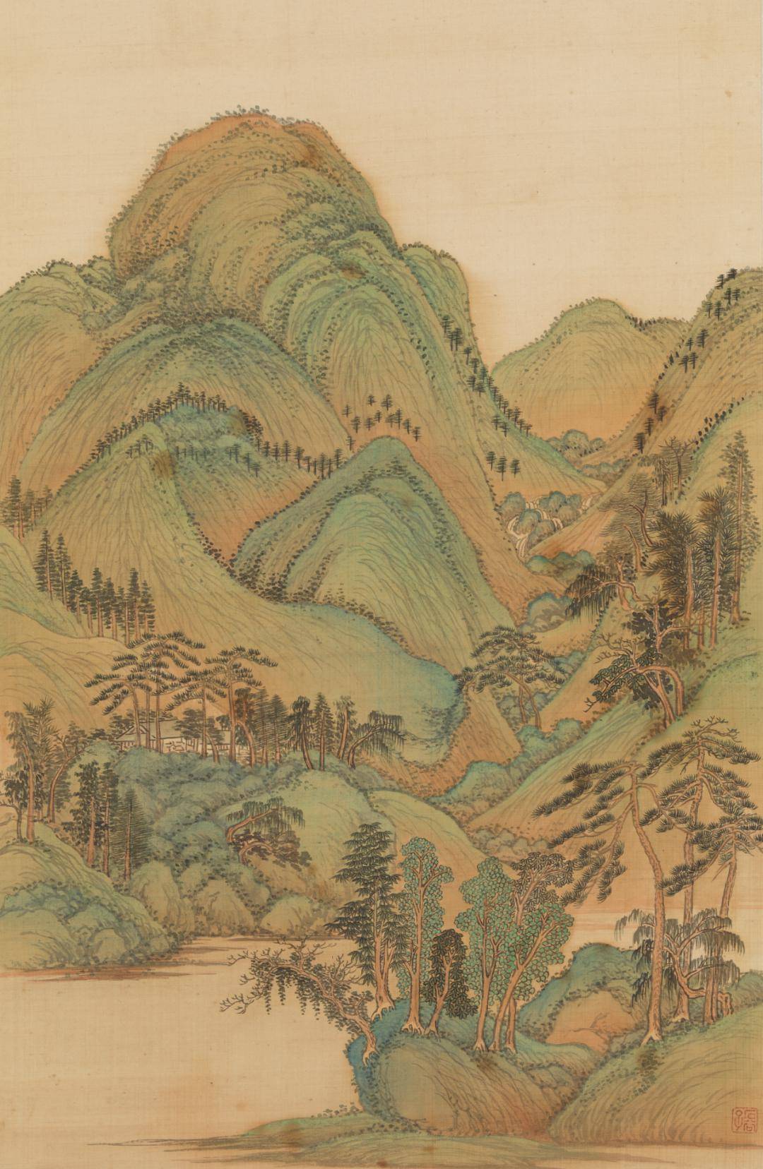 十二帧仿画,笔墨精湛_王翚_国艺_艺术