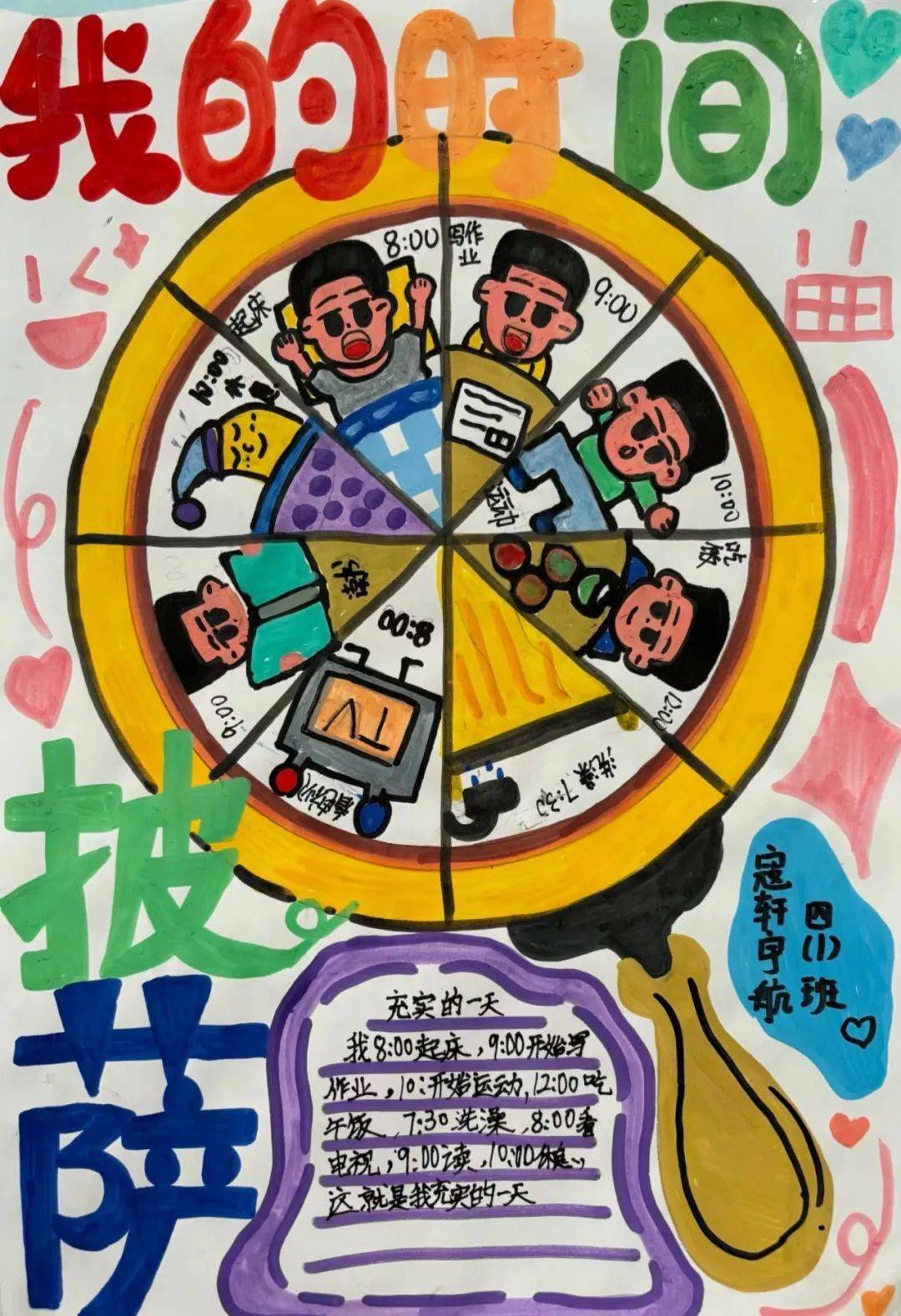 珍惜时间素描图片