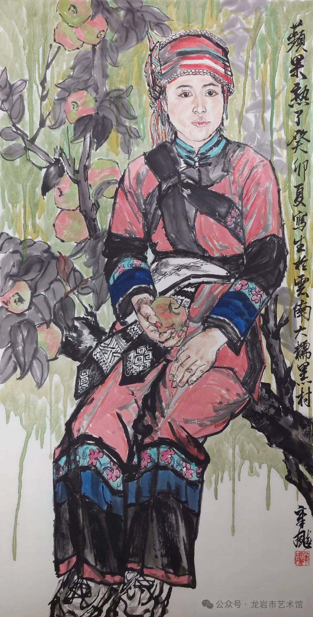 章庭金 《慈颜常笑皆欢喜》曹丹 《山居图》黄榕 《童趣图》黄媛珊