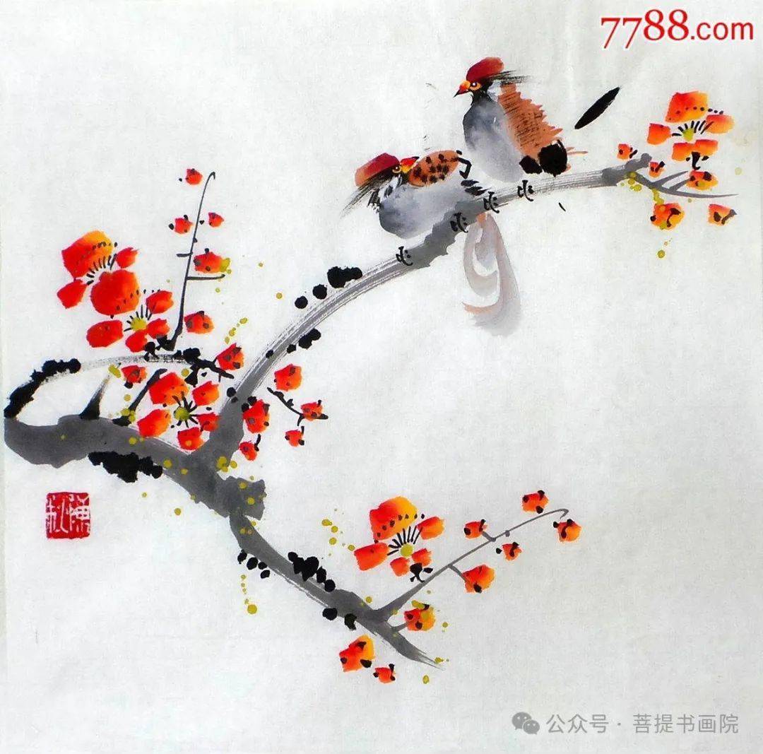 谭老师为你介绍易记易学的花鸟画口诀