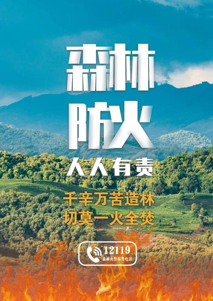 安全提示防患于未燃森林防火人人有责