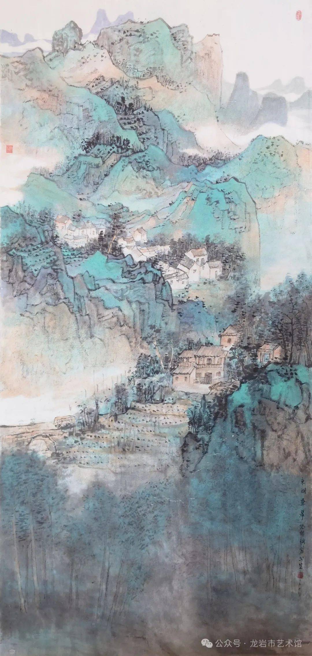 《一隅青绿》黄泓辉 《衍香楼前溪水流》黄河美 《和气致祥》黄秀珍