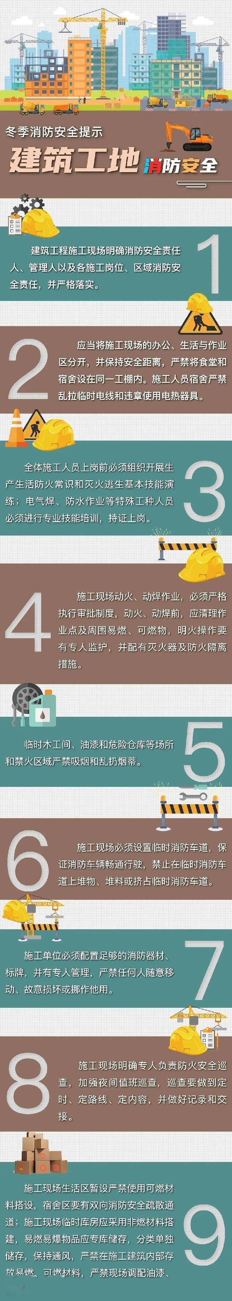【冬季防火】冬季建筑工地消防安全提示
