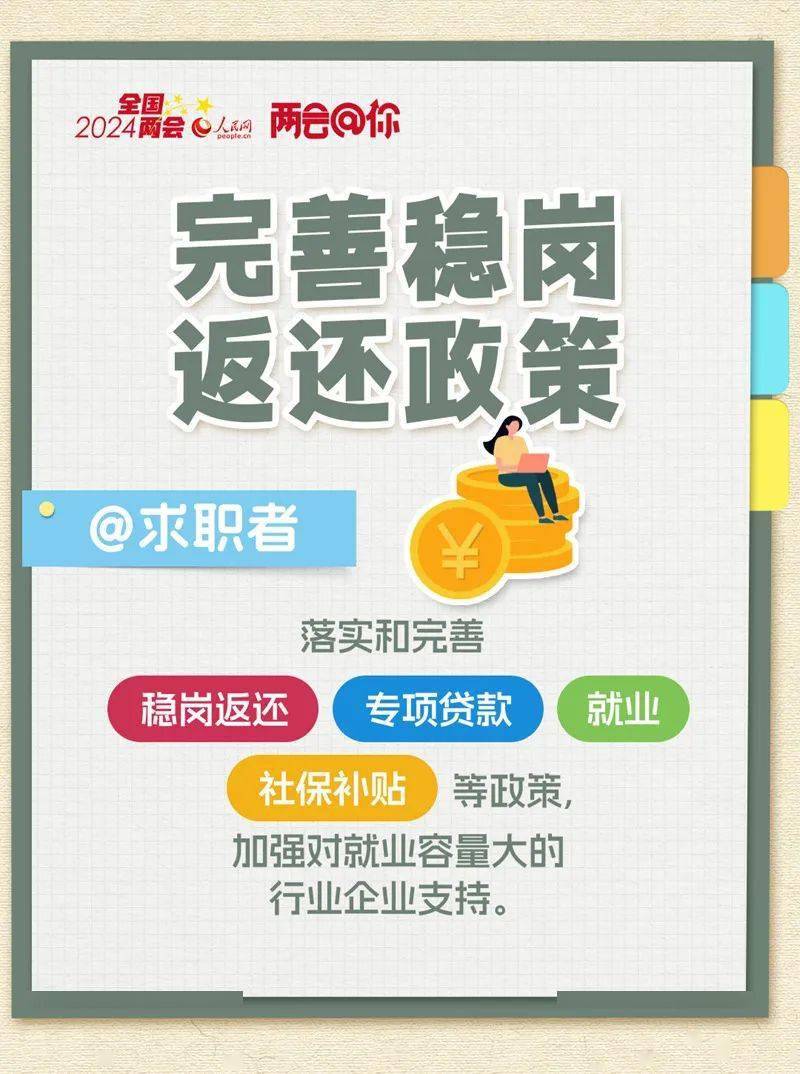 想找工作的小伙伴2024年这些支持政策和就业有关