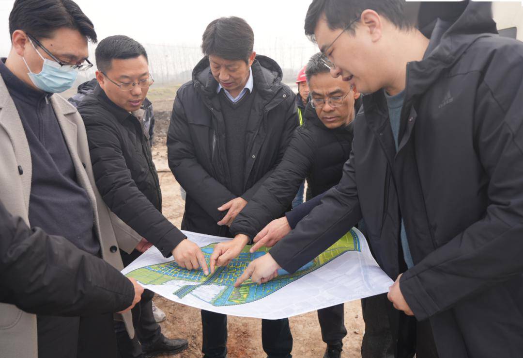 秦军调研督办山水项目推进情况