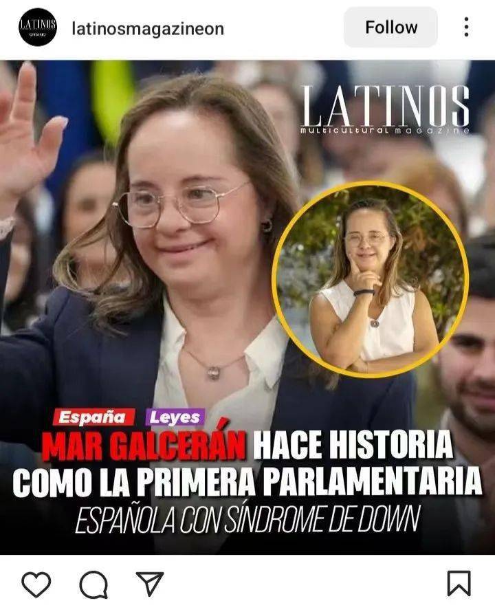 西班牙诞生历史上第一位唐氏儿女议员!_tomar_que_de
