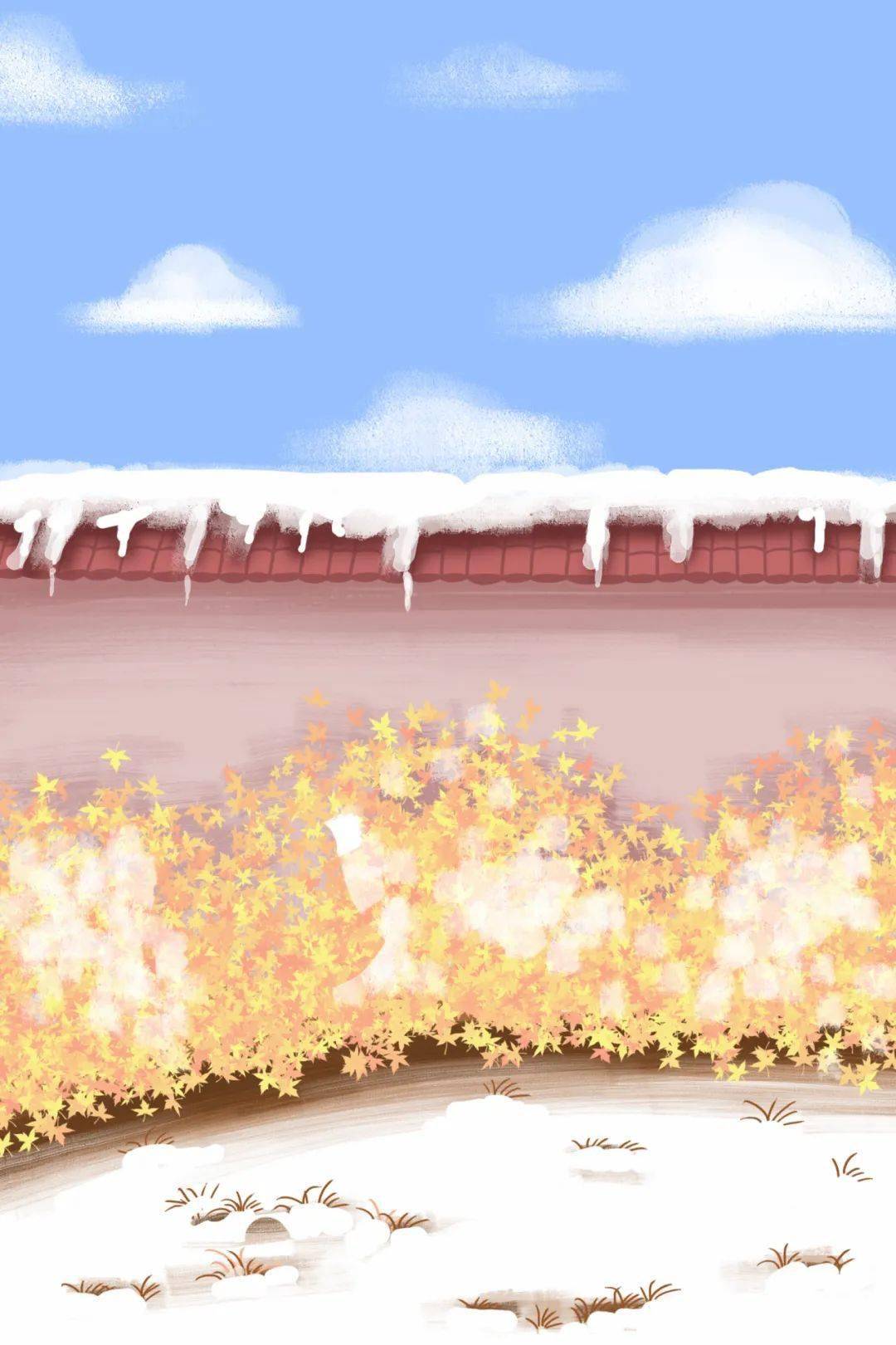 下雪了王军好一个纯白色的童话世界北风邀请动物歌唱家组建合唱团在