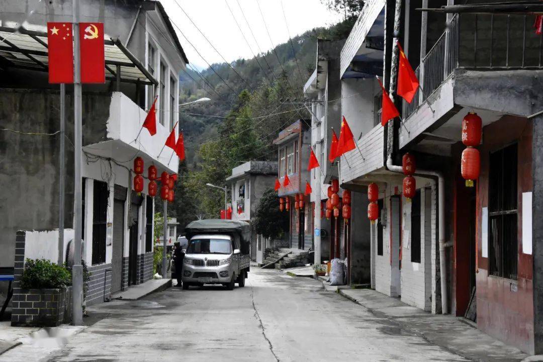 在东部片区沿线的北屏乡,岚天乡,河鱼乡,东安镇等地,风格统一的移民