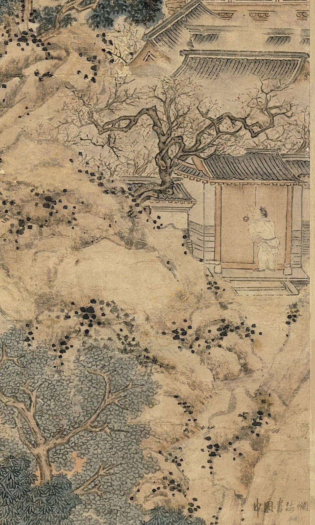 赏画 | 文徵明《山庄客至图》