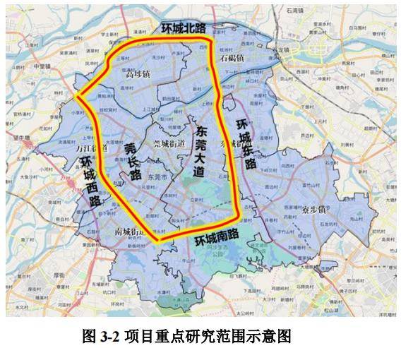 东莞环城路将大改造新建特大桥