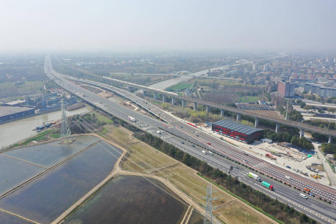 沪杭甬高速改造图片
