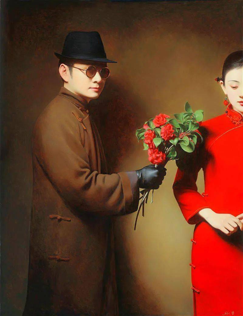 他以专业第一考入中国美术学院把张爱玲经典小说画成油画笔下少女活色