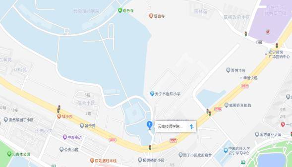 云南工程职业学院地图图片