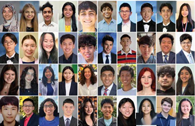 第八名为新泽西州north hunterdon高中的华裔学生selina zhang,她的