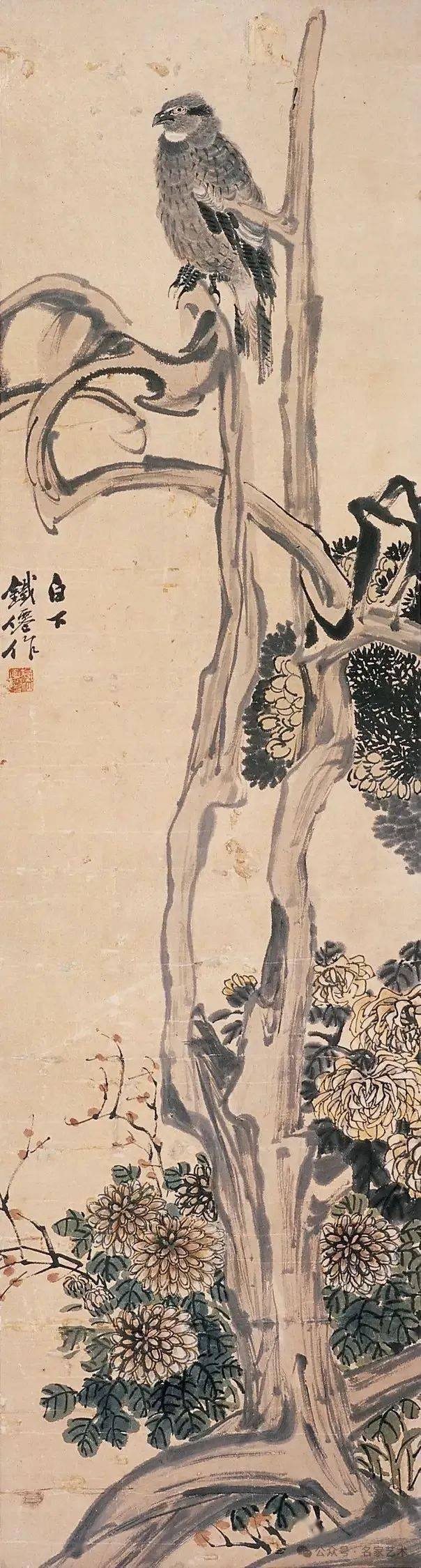 笔力精劲,设色绚丽,与钱慧安,倪田同时,光绪间  在上海以卖画为生.