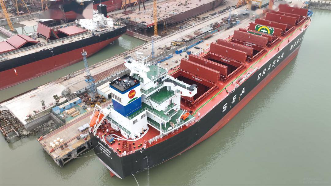 "sdm hubei"轮的胜利交付,进一步巩固了中船澄西木屑