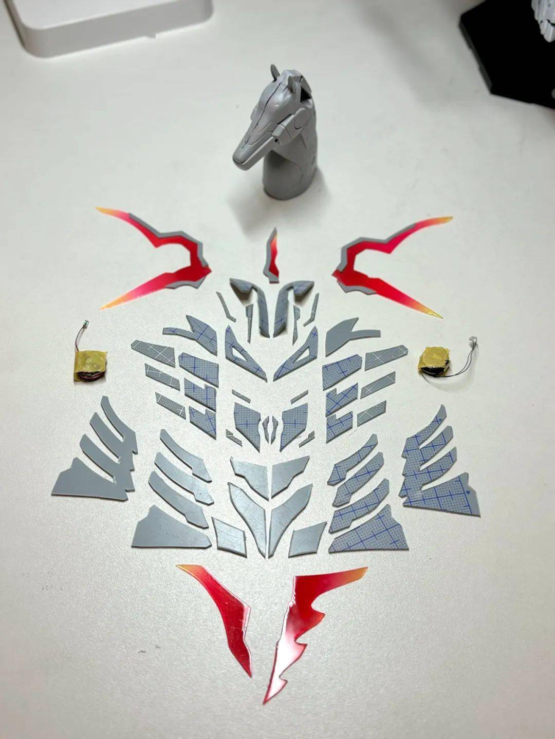 1265块胶板叠出来的造型和细节把rg达艾比安变成天下无双大将军